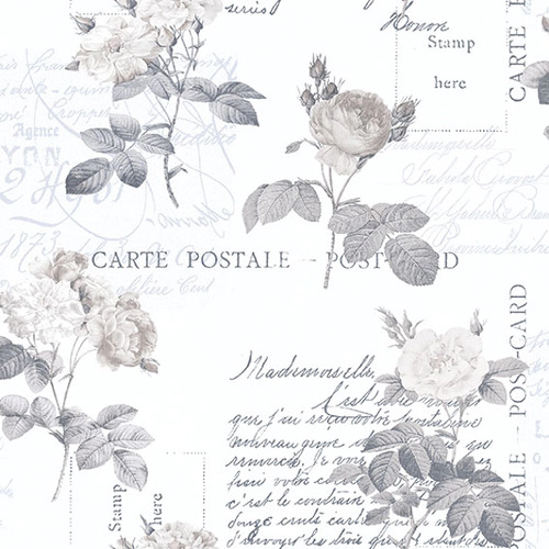 Postale Rose | Floral Card Wallpaper