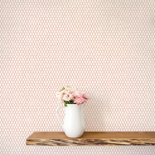 Double Links | Rustic Trellis Wallpaper