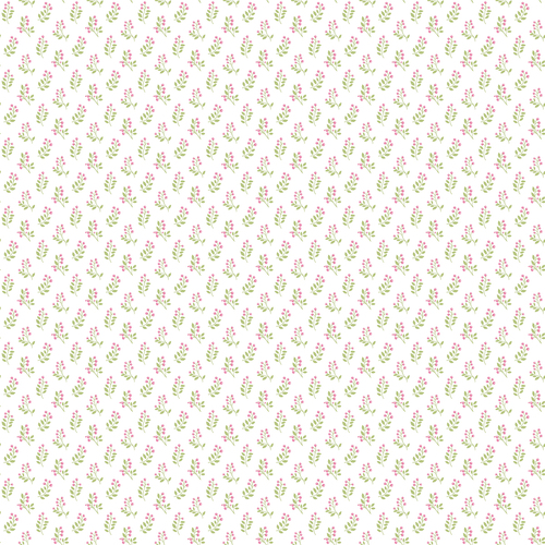 Vintage Bud | Fern Motif Wallpaper