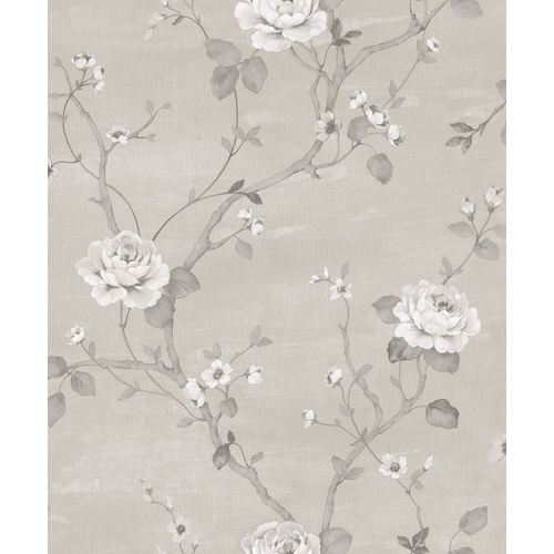 White Flower | Branching Florals Wallpaper