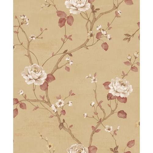 White Flower | Branching Florals Wallpaper
