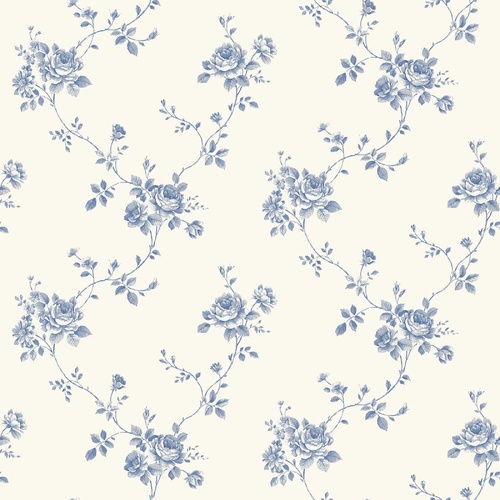 Rose Floral | Flower Trail Wallpaper