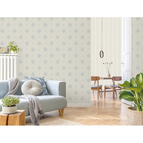 Damask Motif | Vintage Foliage Wallpaper