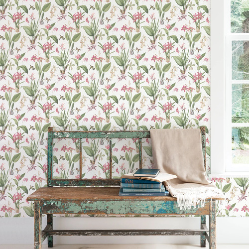 Blooming Botanics | Sprouting Garden Wallpaper