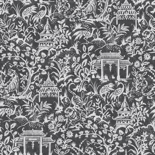 Temple Garden | Oriental Botanics Wallpaper