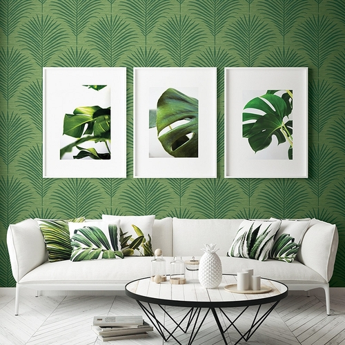 Large Leaf | Palm Frond Wallpaper