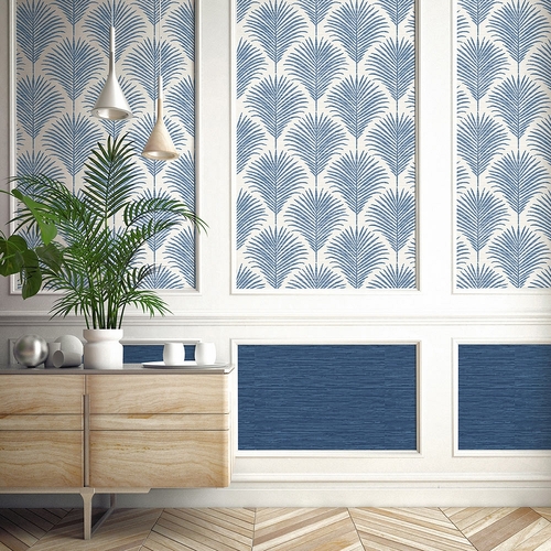 Frond Diamond | Palm Motif Wallpaper