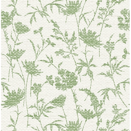 Wildflower | Textured Floral Wallpaper