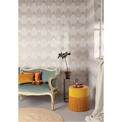 Diego | Art Deco Fan Wallpaper