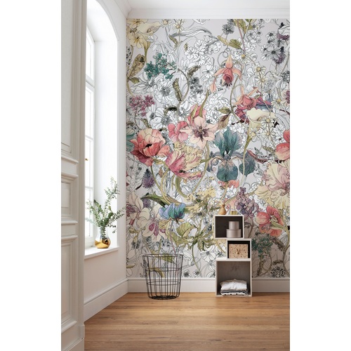 Magic Meadow | Delicate Florals Mural