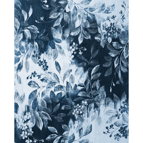 Idyllic Indigo | Blue Foliage Mural