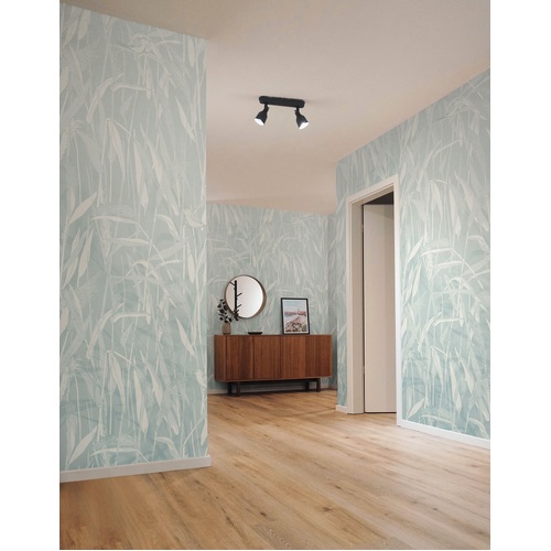 Whisper World | Spa Blue Birds & Ferns Mural