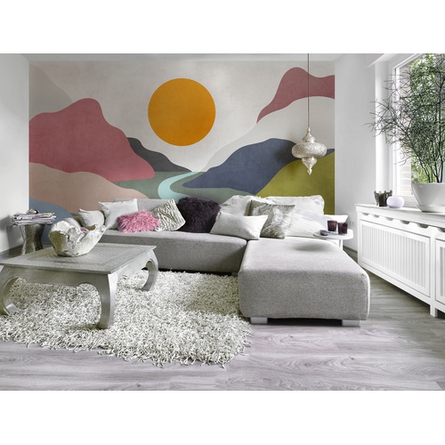 Velvety Valley | Bright Mountains Mural