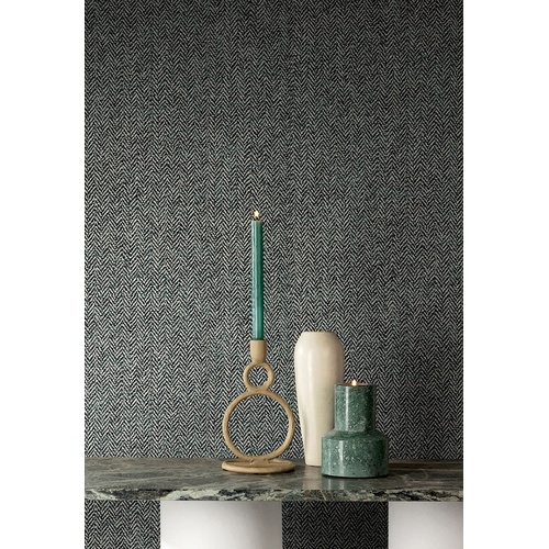Rocco | Diffused Herringbone Wallpaper