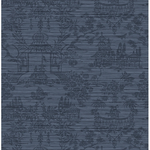 Chinoiserie | Toile Weave Wallpaper