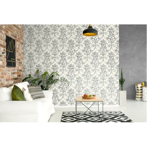 Ornament | Damask Swirl Wallpaper