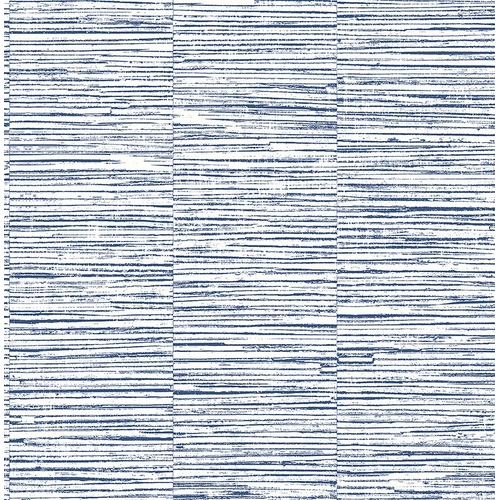 Panel Stripe | Faux Weave Wallpaper