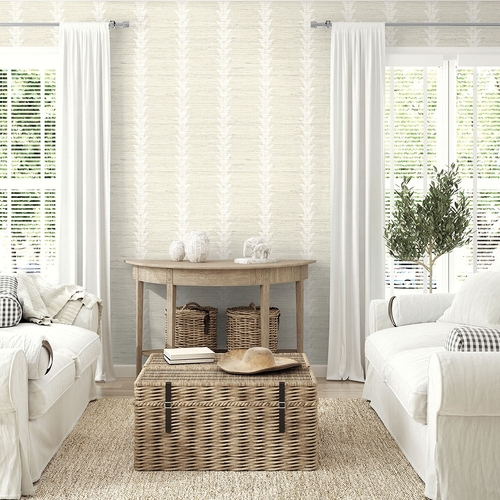 Pine Stripe | Stem Weave Wallpaper