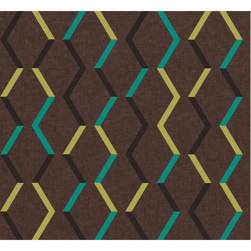Zigzag | Abstract Trellis Wallpaper