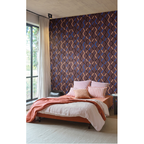 Zigzag | Abstract Trellis Wallpaper