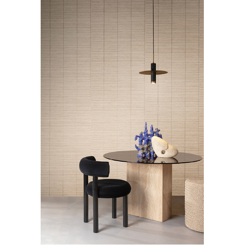 Safia | Faux-Sisal Panel Wallpaper