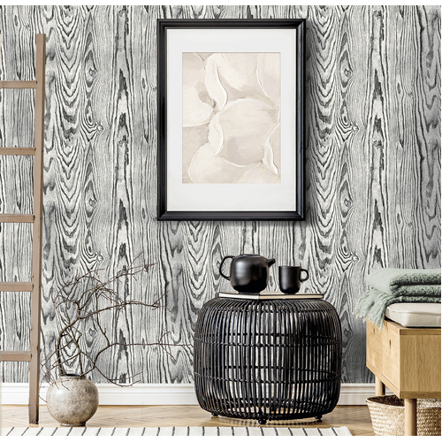 Nina | Faux Woodgrain Wallpaper