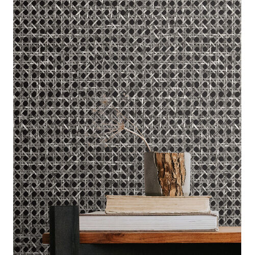 Mika | Faux Wicker Webbing Wallpaper