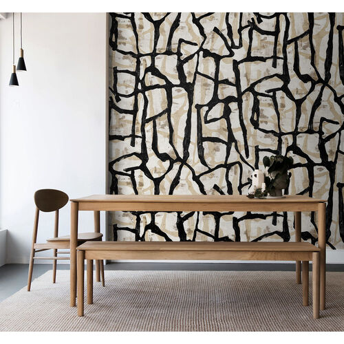 Jouji | Abstract Brushstroke Wall Mural