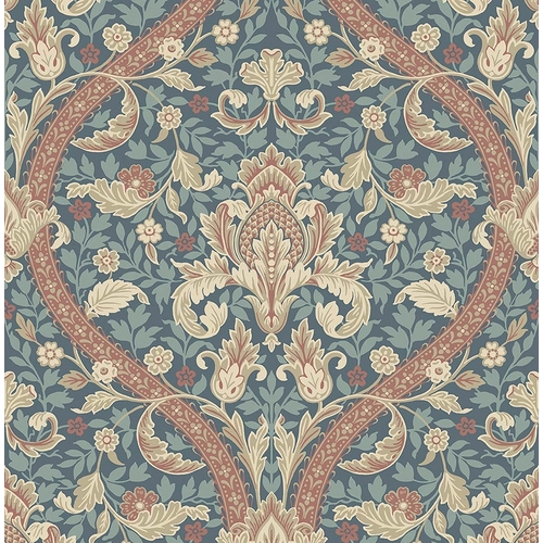 Kelmscott | Damask Foliage Wallpaper