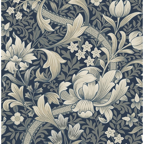 Merton | Damask Floral Wallpaper