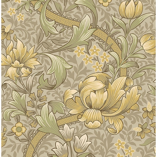 Merton | Damask Floral Wallpaper