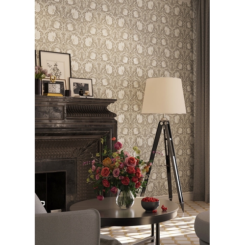 Pimpernel | Floral Damask Wallpaper