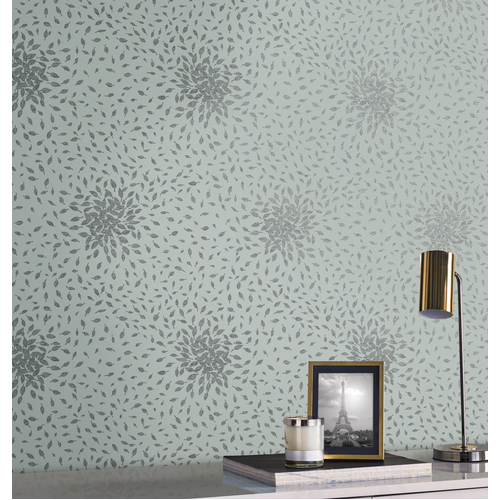 Petite Leaves | Shimmer Bursts Wallpaper