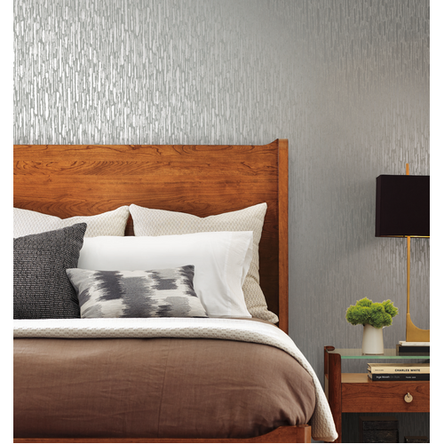 Metallic Cascade | Brushstroke Wallpaper