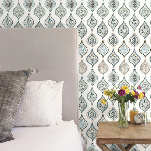 Marketplace Motif | Nature Ogee Wallpaper