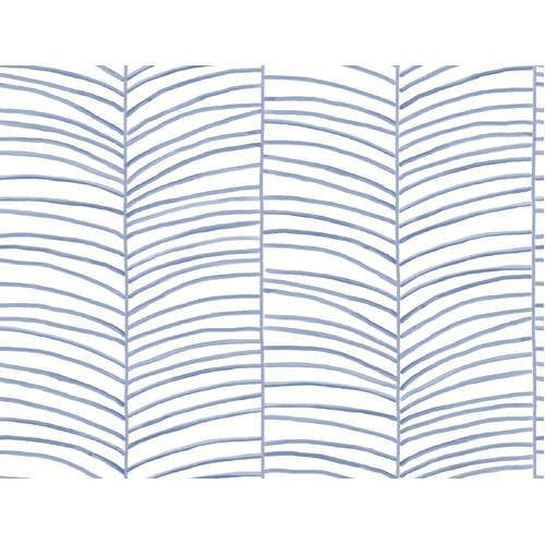 Cascade Palm Chevron | Abstract Stripe Wallpaper
