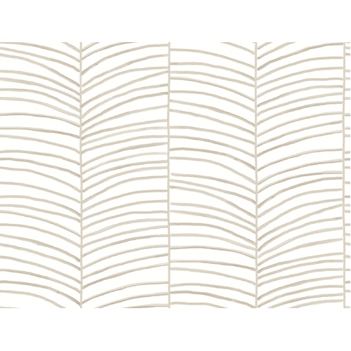 Cascade Palm Chevron | Abstract Stripe Wallpaper