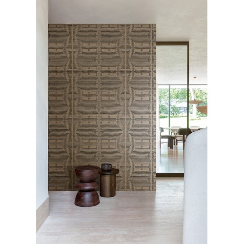Serica | Mudcloth Geo Wallpaper