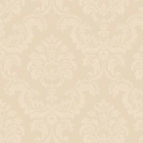 Feathered Damask | Vintage Flower Wallpaper