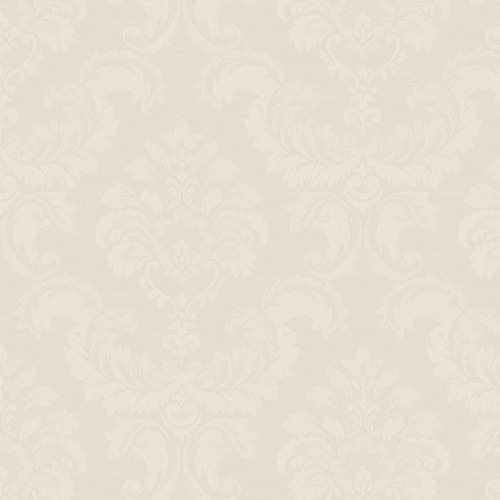 Feathered Damask | Vintage Flower Wallpaper