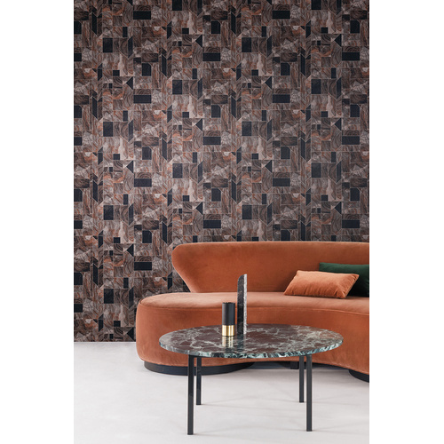 Theila | Geo Marble Tile Wallpaper