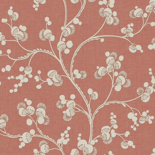 Dahlia Trail | Pink Branch Wallpaper