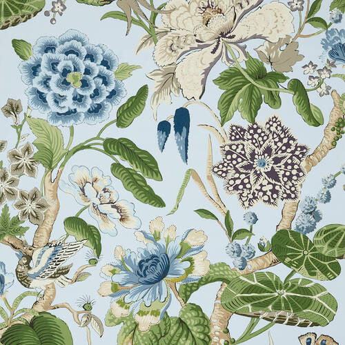 Hill Garden | Bold Floral Wallpaper