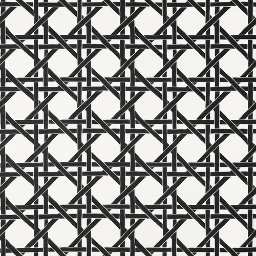 Canary Trellis | Rattan Look Wallpaper