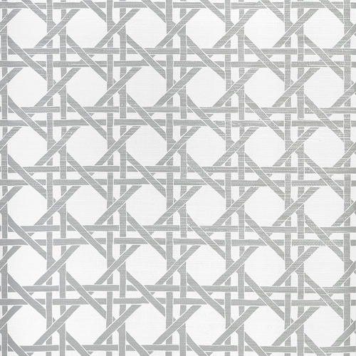 Canary Trellis | Rattan Look Wallpaper