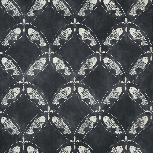 Santorini | Fish Trellis Wallpaper