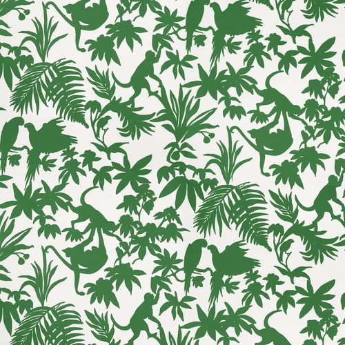 St. Kitts | Jungle Silhouettes Wallpaper