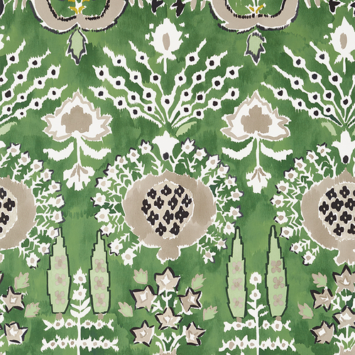 Mendoza Suzani | Oriental Flower Wallpaper