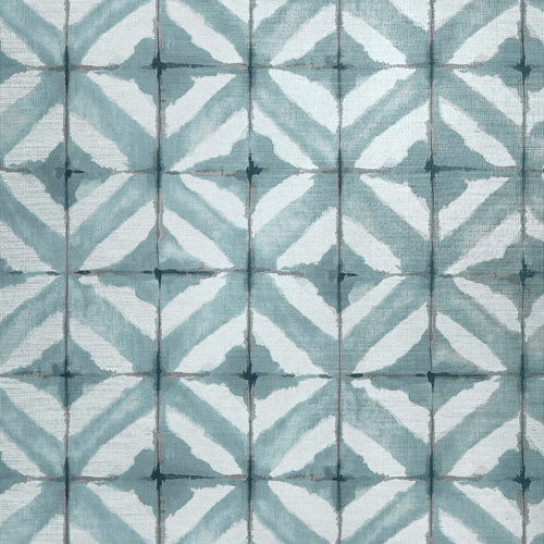 Water Blocks | Shibori Tile Wallpaper
