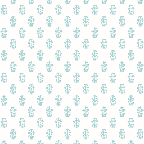 Corwin | Floral Stamp Wallpaper